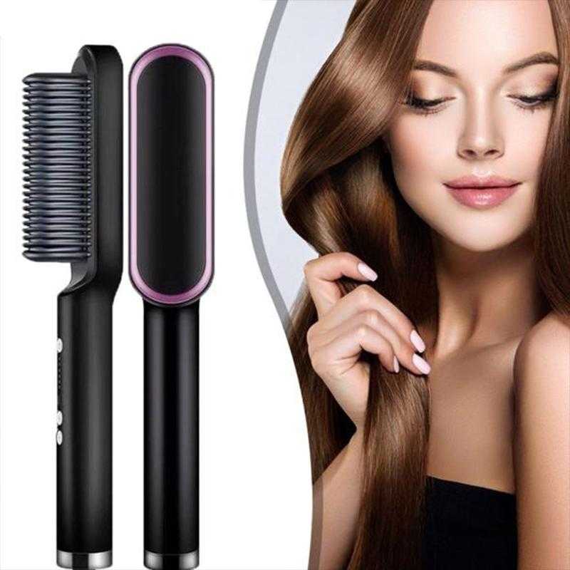 Multifunctional 2-in-1 Professional Hair Straightener Comb